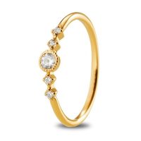 Anillo Aura  Oro <br> y diamantes <br><br>Desde 635€