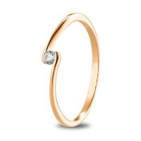 Anillo Yuanfen Oro rosa <br>diamante<br><br>Desde 365€